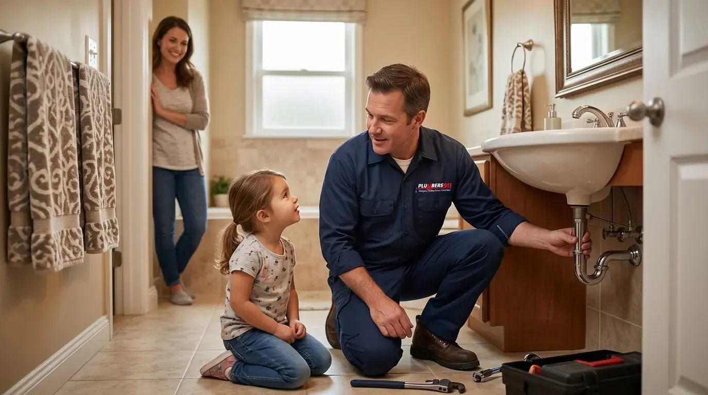 Licensed plumber at work in Montgomery, IL
